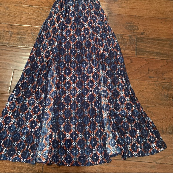 Lucky Brand Navy Blue Maxi Dress Size Small - Picture 3 of 7